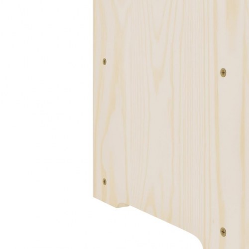 Vinreol 72,5x25x11,5 cm massivt fyrretræ