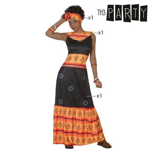 Kostume til voksne Afrikansk kvinde (2 Pcs) XS/S