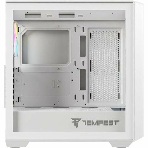 ATX Semi-tårn kasse Tempest Stockade ARGB Hvid
