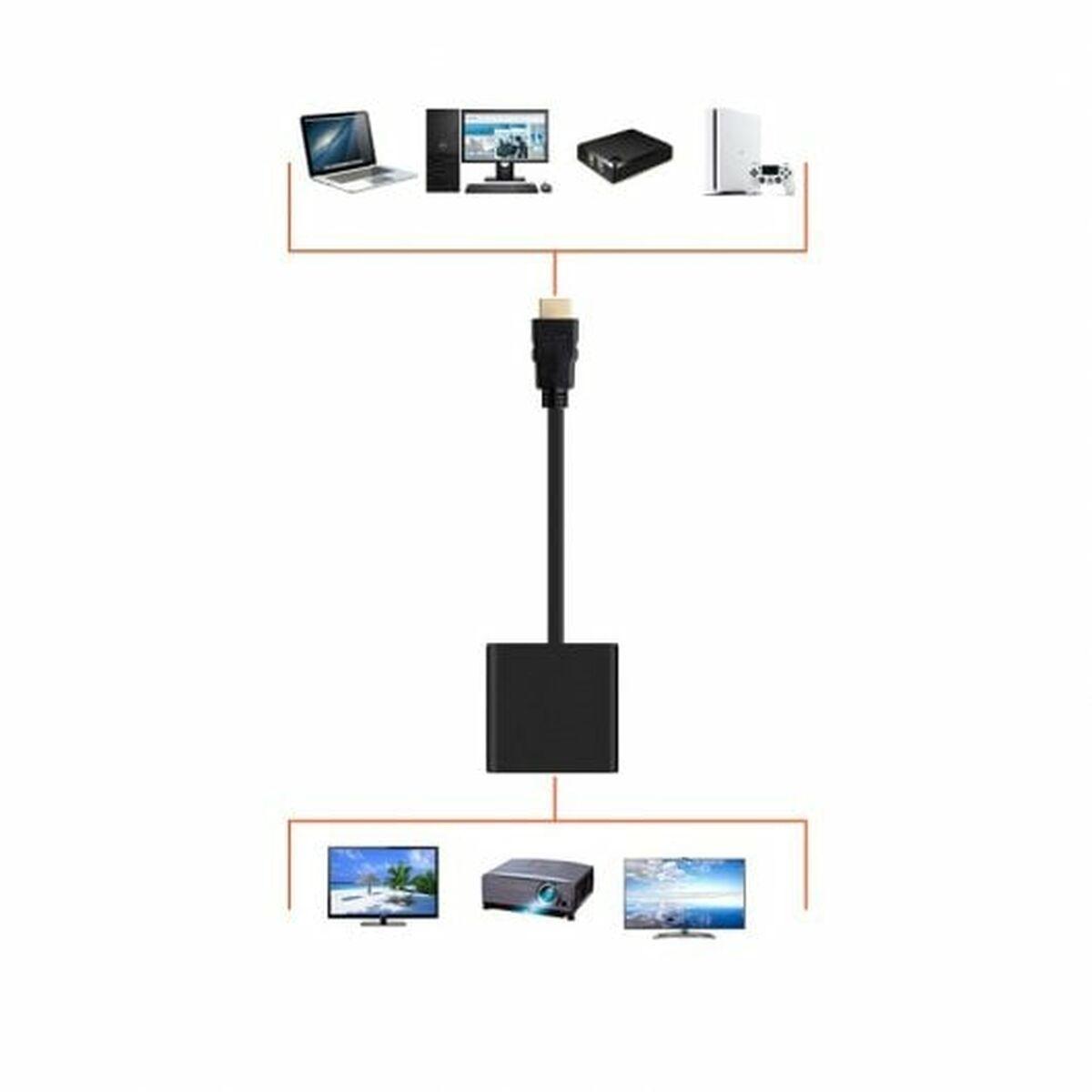 Adapter Pccom Hdmi Vga