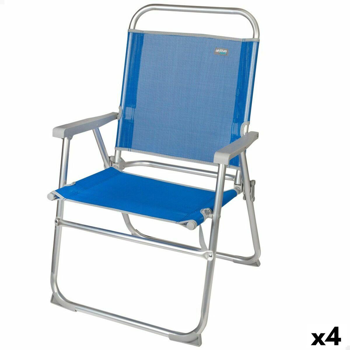 Strandstol Aktive Gomera Blå Aluminium Foldbar Enheder