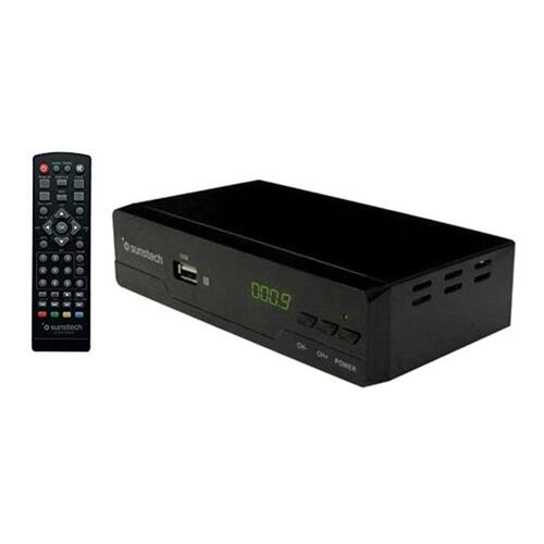 Sunstech DTB210HD2 TDT-tuner - DVB-T2 Full HD, sort
