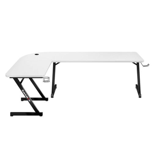 Skrivebord Gaming Huzaro HZ-Hero 7.0 Hvid Sort Kulfiber 154 x 72,5 x 117 cm