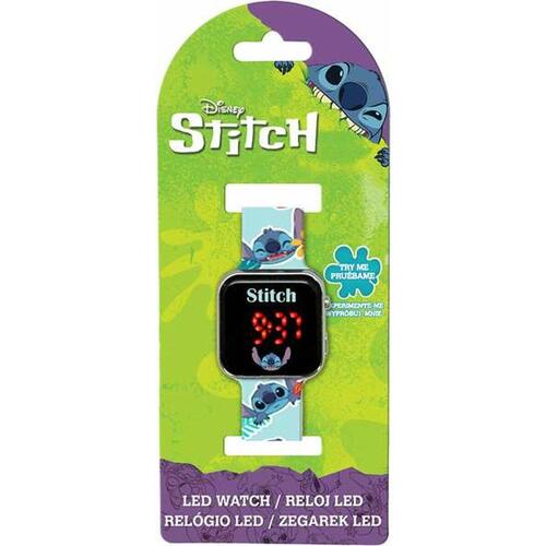 Ur til små børn Stitch Tidspunkt Kalender 18 x 7,5 x 3 cm