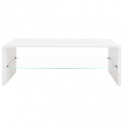 Sofabord højglans hvid