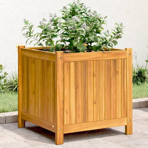 Plantekasse med for 50x50x50 cm massivt akacietræ