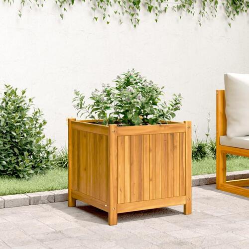 Plantekasse med for 50x50x50 cm massivt akacietræ