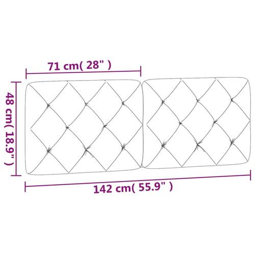 Gavlpude 140 cm velour sort
