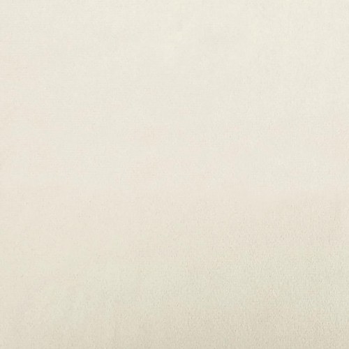 2-personers sofa velour cremefarvet