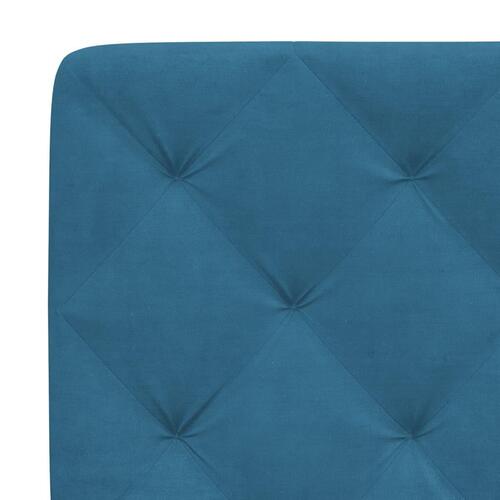 Gavlpude 120 cm velour blå