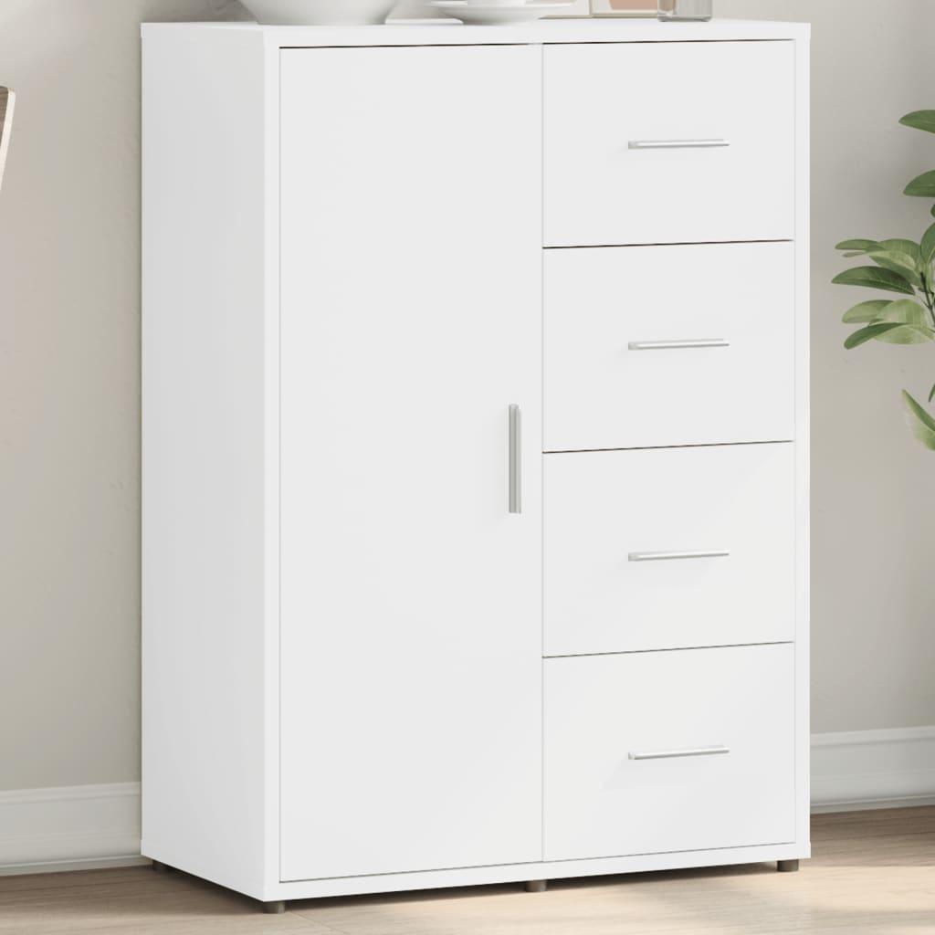 Skab 60x31x84 cm konstrueret træ hvid