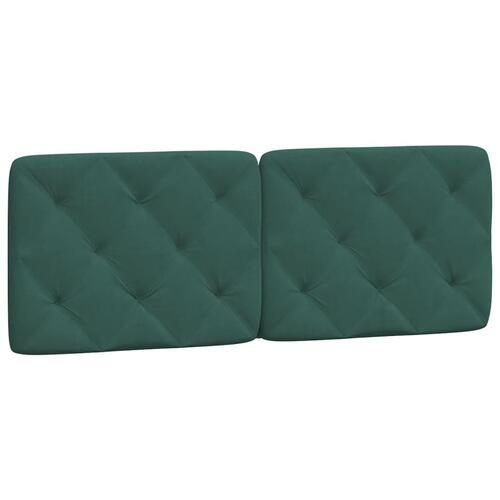 Gavlpude 120 cm velour mørkegrøn