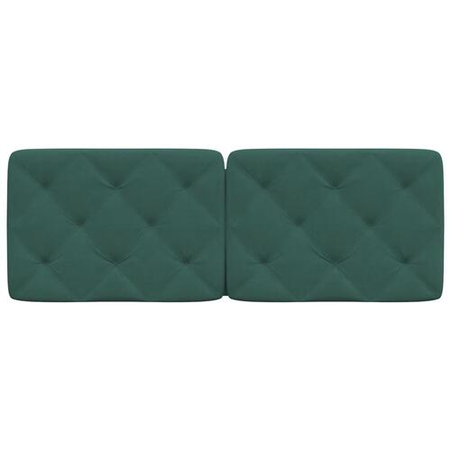 Gavlpude 120 cm velour mørkegrøn