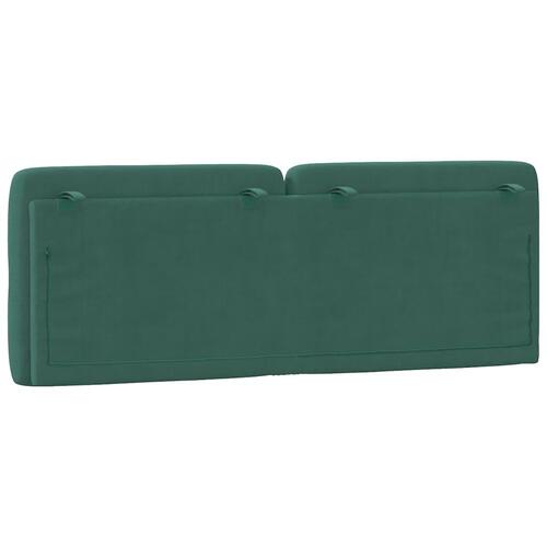 Gavlpude 120 cm velour mørkegrøn