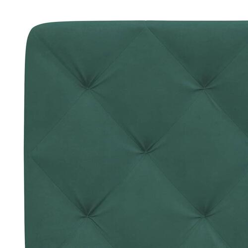 Gavlpude 120 cm velour mørkegrøn