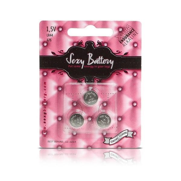 Lithium knapcellebatterier Lr44 Sexy Battery 66448 (3 stk)