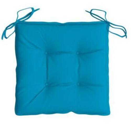 Stolehynder 4 stk. 50x50x7 cm oxfordstof lyseblå (OUTLET A)