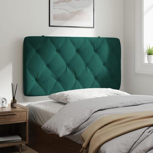 Gavlpude 100 cm velour mørkegrøn