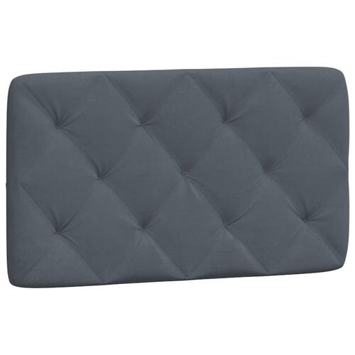 Gavlpude 80 cm velour mørkegrå