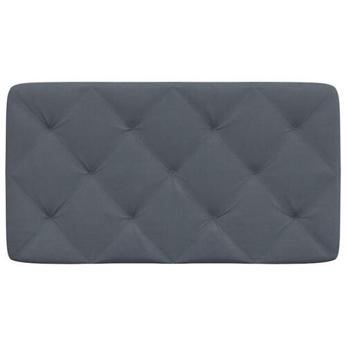 Gavlpude 80 cm velour mørkegrå