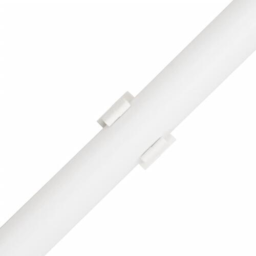 Kabelkanaler med clips Ø20 mm 10 m PVC