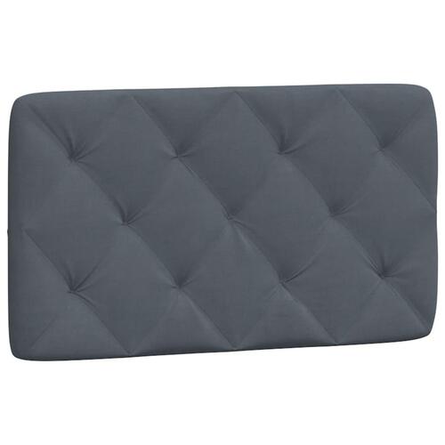 Gavlpude 90 cm velour mørkegrå