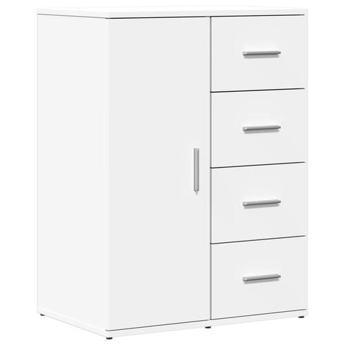 Skab 59x39x80 cm konstrueret træ hvid