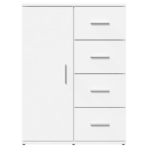 Skab 59x39x80 cm konstrueret træ hvid