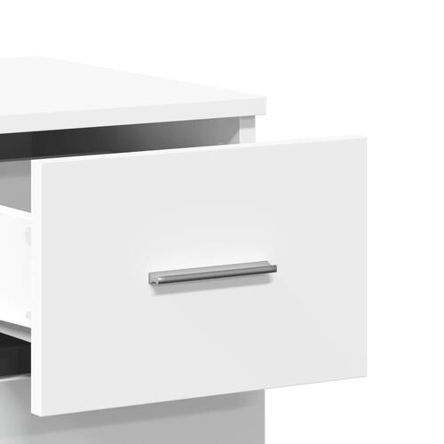 Skab 59x39x80 cm konstrueret træ hvid
