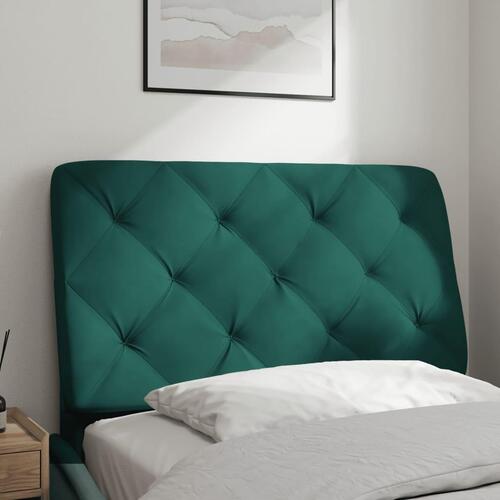 Gavlpude 90 cm velour mørkegrøn