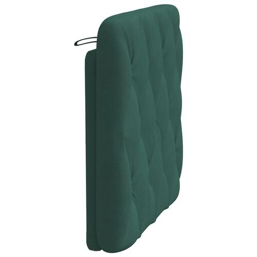 Gavlpude 90 cm velour mørkegrøn