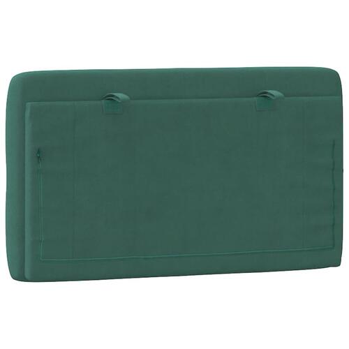 Gavlpude 90 cm velour mørkegrøn