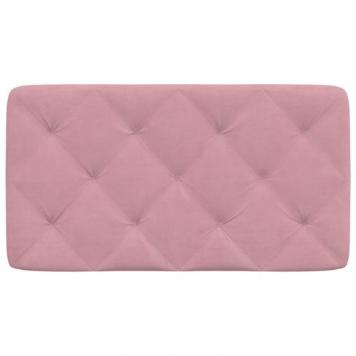 Gavlpude i velour - 90 cm, lyserød