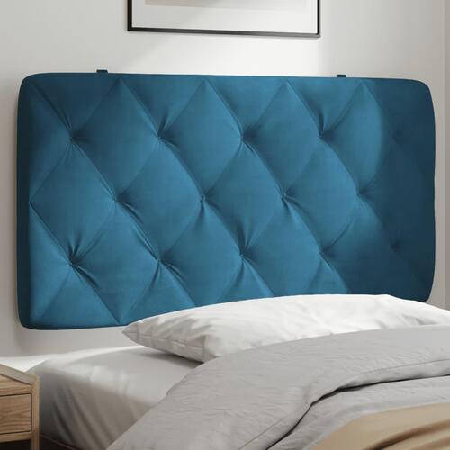 Gavlpude 100 cm velour blå