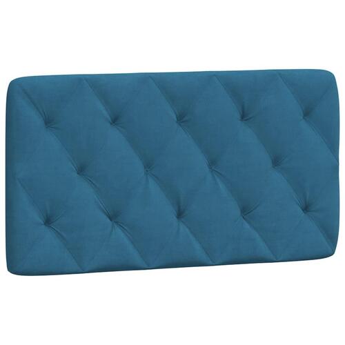Gavlpude 100 cm velour blå
