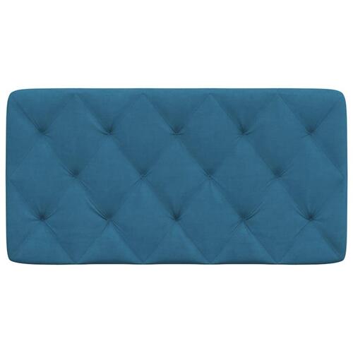 Gavlpude 100 cm velour blå