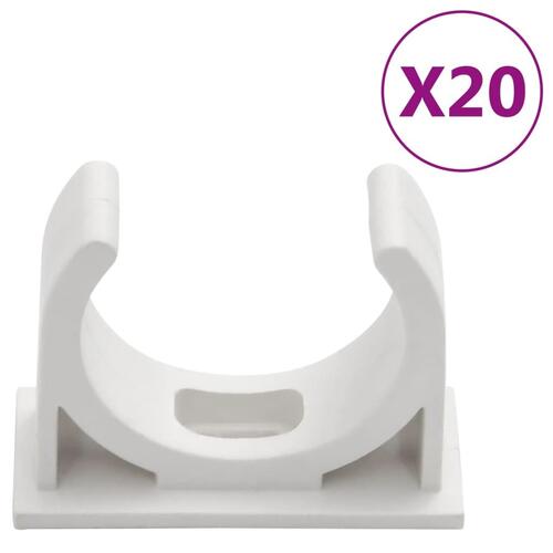 Kabelkanaler med clips Ø30 mm 10 m PVC