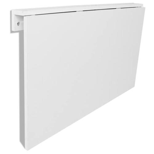 Foldbart vægbord 100x60 cm hvid