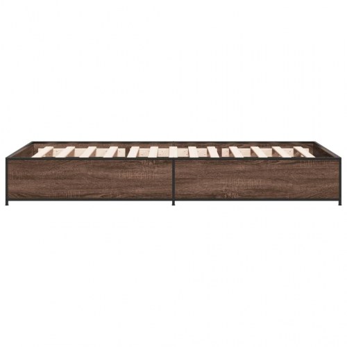 Sengeramme 75 x 190 cm - brun egetræsfarve