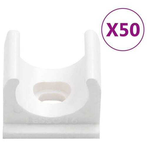 Kabelkanaler med clips Ø16 mm 30 m PVC