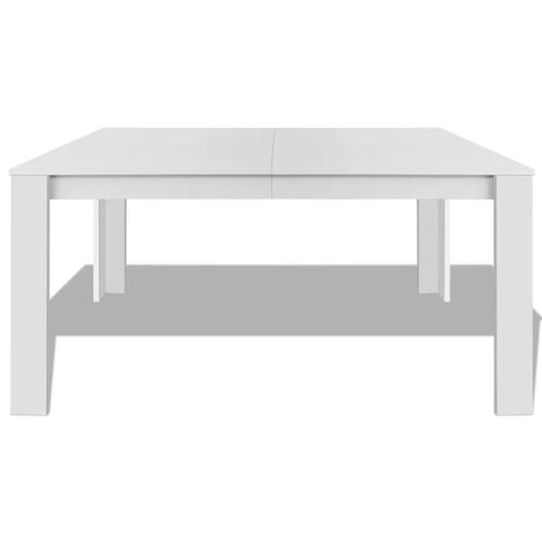 Spisebord 140x80x75 cm hvid