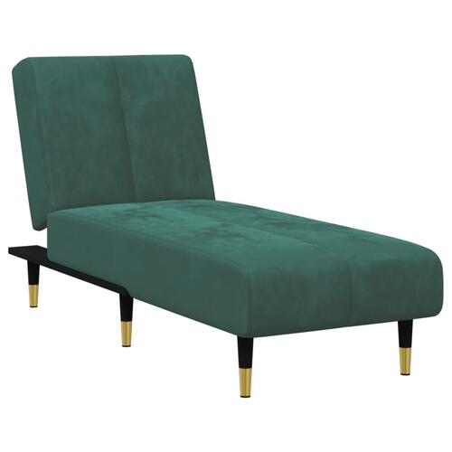 2 personers sofa velour mørkegrøn