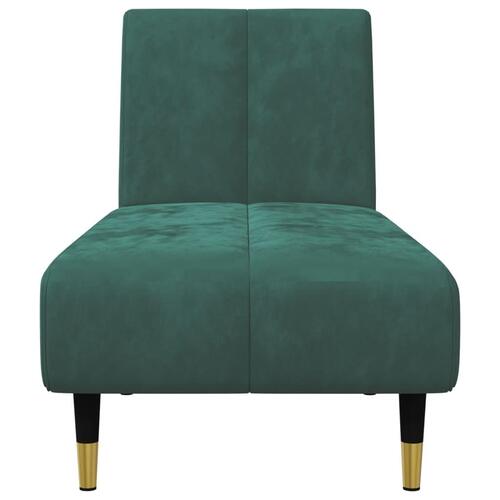 2 personers sofa velour mørkegrøn