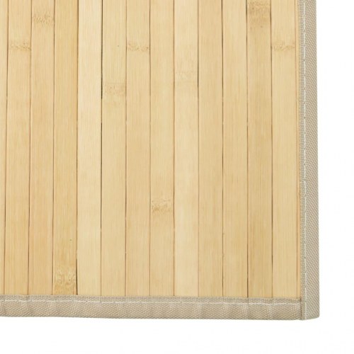 Bambustæppe 100 x 200 cm - lys naturfarve