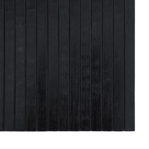 Bambustæppe 60 x 400 cm - sort