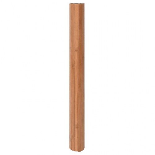 Gulvtæppe i bambus 70 x 100 cm - naturfarvet