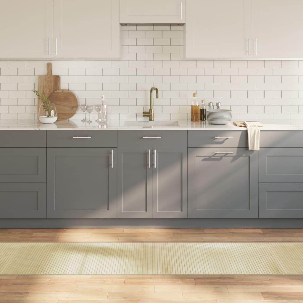 Gulvtæppe Rektangulær Bambus - lys naturfarve / 60 x 300 cm