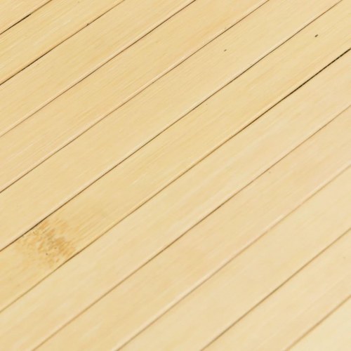 Bambustæppe 60 x 300 cm rektangulært - lys naturfarve