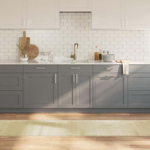 Gulvtæppe i bambus 60×500 cm - rektangulær, lys naturfarve