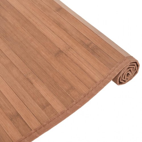 Gulvtæppe i bambus 80 x 400 cm - naturfarvet